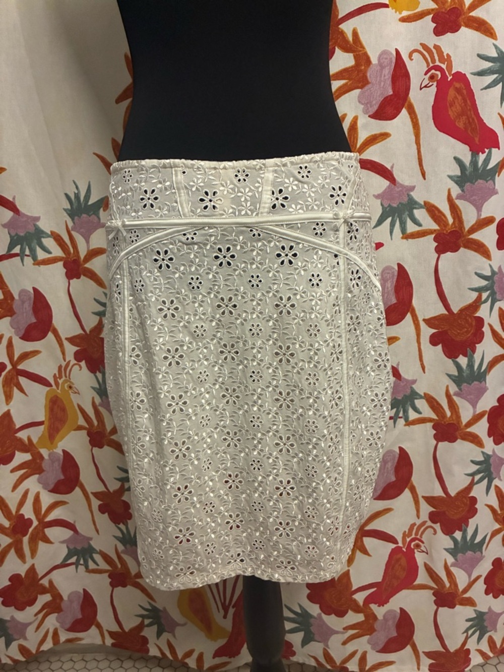 New For Love & Lemons Sophie Eyelet MiniSkirt in Size XL - Picture 11 of 17